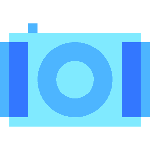Camera photograph reflex shapes icon Camera photograph reflex shapes icon
