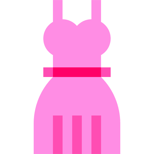 Dress fashion elegant clothing icon Dress fashion elegant clothing icon