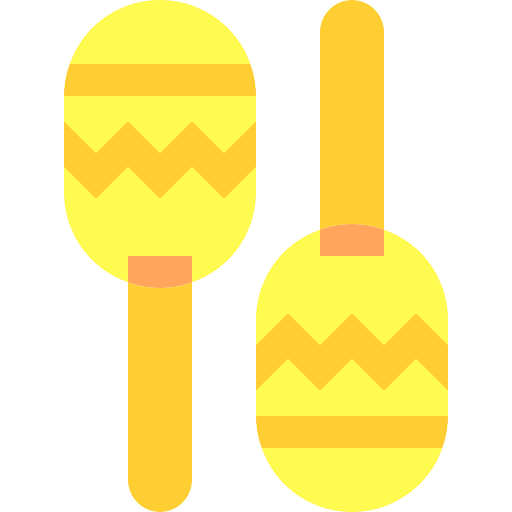 Maracas maracas tropical music icon Maracas maracas tropical music icon
