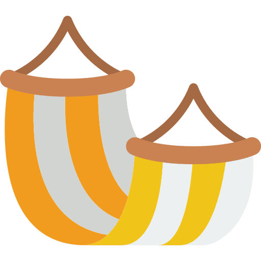 Hammock holidays hammock lying icon