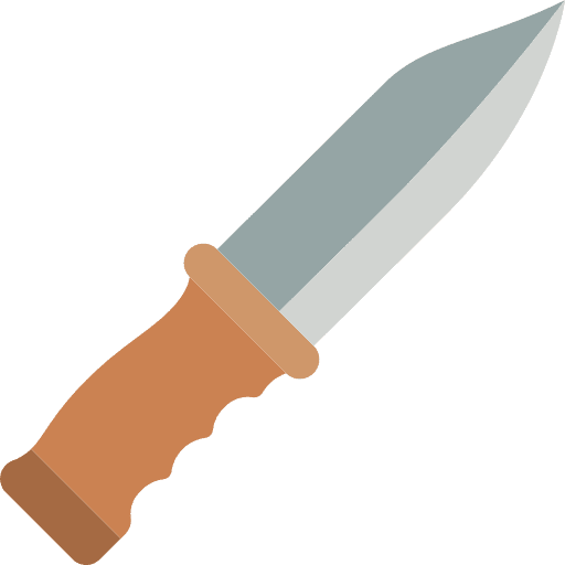 Knife hunter knife weapons icon