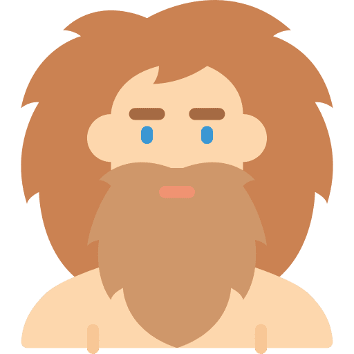 Man user man castaway icon