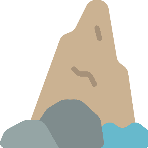 Rocky mountains landscape nature rocky icon