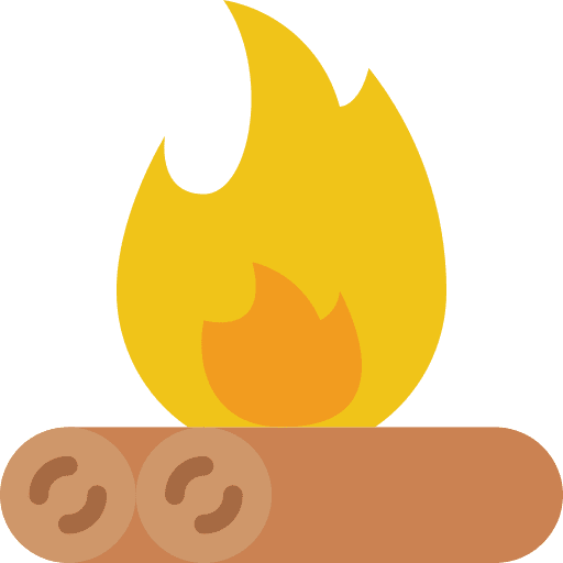Campfire campfire holidays firewood icon