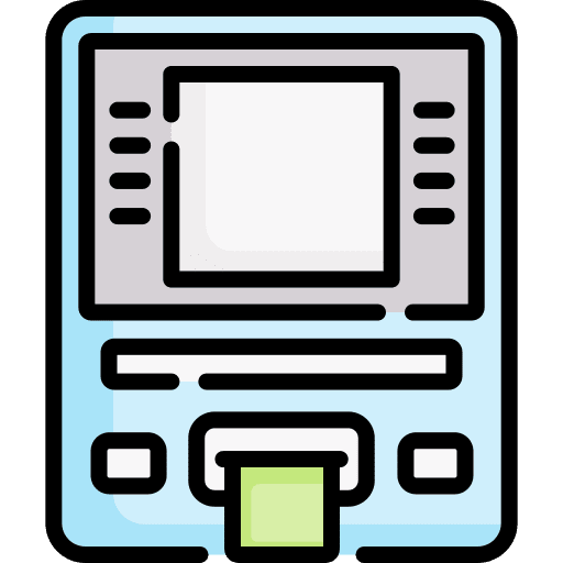 Atm notes cash machine atm machine icon Atm notes cash machine atm machine icon