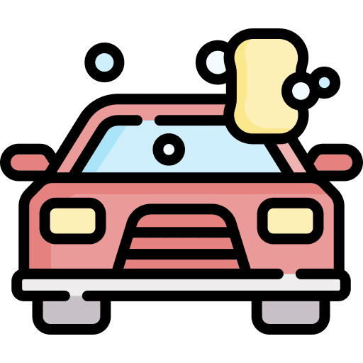 Car wash transportation washing carwash icon