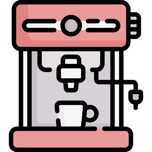 Coffee machine home appliance food and restaurant espresso icon Coffee machine home appliance food and restaurant espresso icon