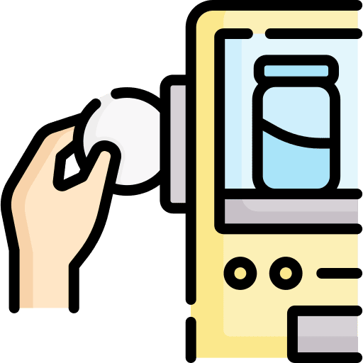 Coin insert machine coin icon Coin insert machine coin icon