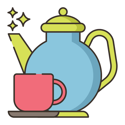 Afternoon tea drink coffee break bakery icon
