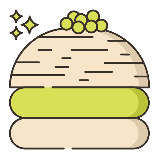 Baklava food pistachio dessert icon