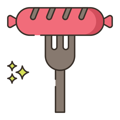 Sausage currywurst germany sausage icon