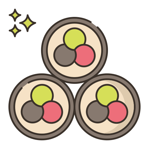 Sushi japanese food raw asian food icon