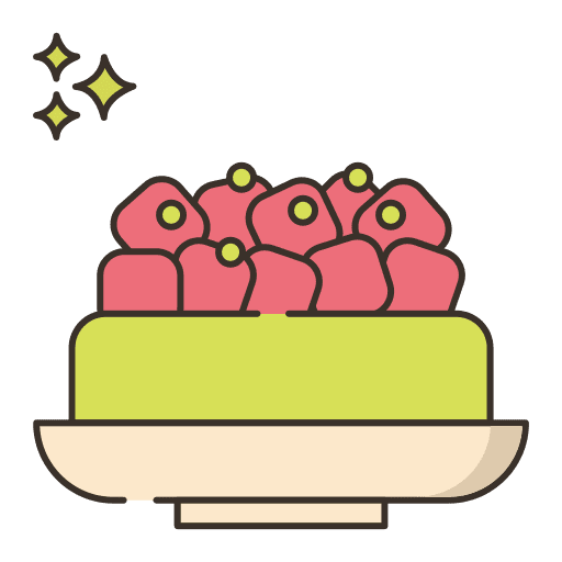 Bruschetta italian food bread healthy food icon