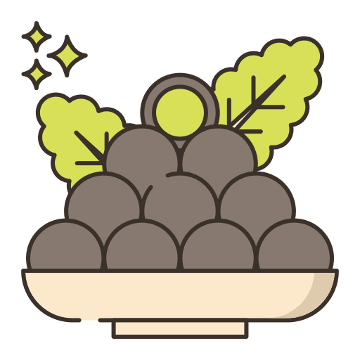 Falafel healthy food traditional beans icon