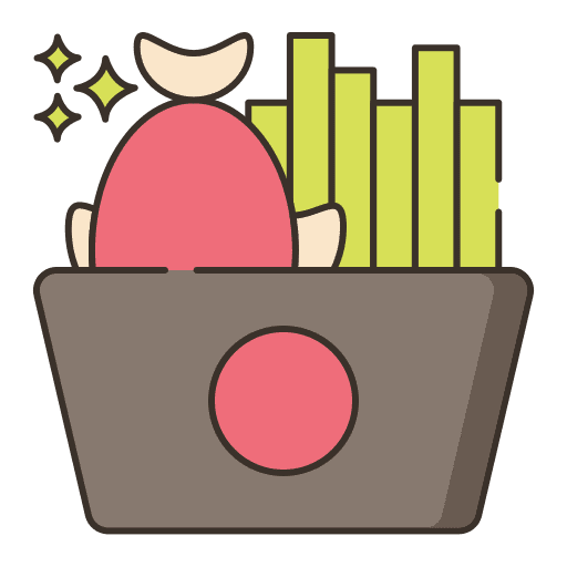 Fish and chips gastronomy hot food meal icon