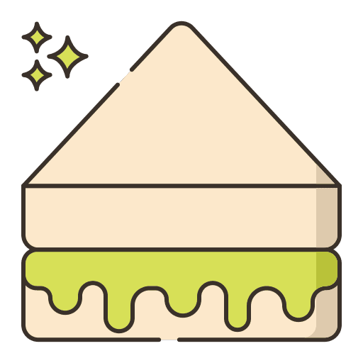 Cheese food and restaurant cheese fast food icon