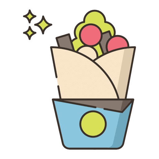 Kebab fast food junk food kebab icon