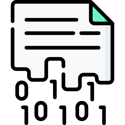 Data loss error files and folders data loss icon
