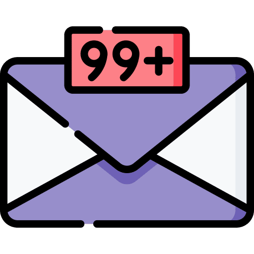Spam message mail full icon Spam message mail full icon