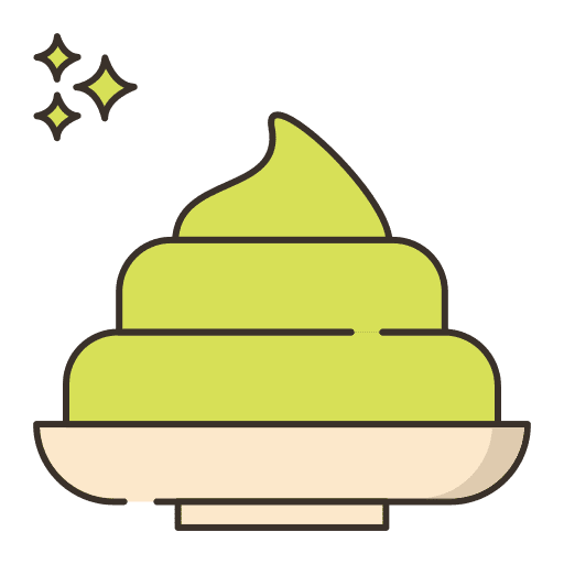 Wasabi organic japanese food wasabi icon