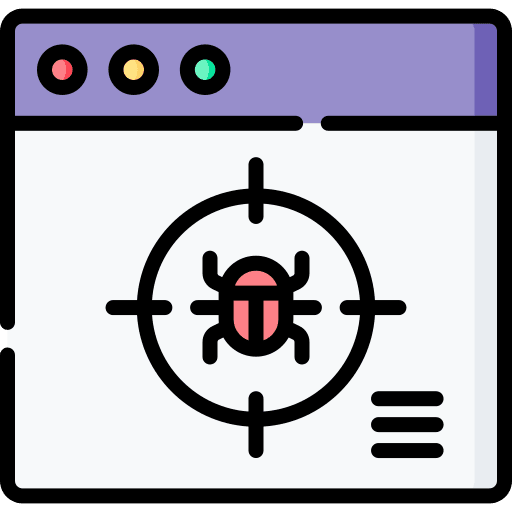 Antivirus internet ui seo and web icon Antivirus internet ui seo and web icon
