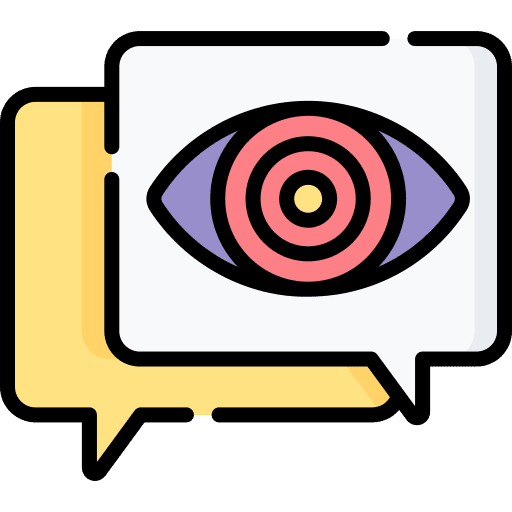 Spyware cyber attack speech bubble security icon Spyware cyber attack speech bubble security icon