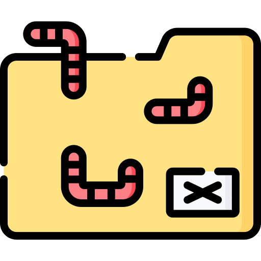 Worm interface worm security icon Worm interface worm security icon