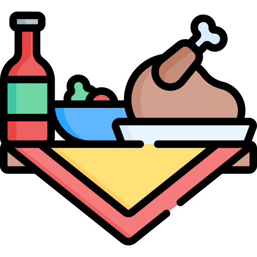 Dinner salad food and restaurant dinner icon Dinner salad food and restaurant dinner icon