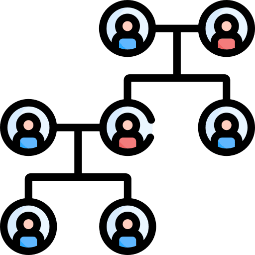Family tree people organization family tree icon