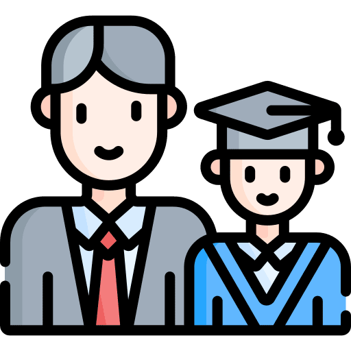 Graduated education boy student icon Graduated education boy student icon
