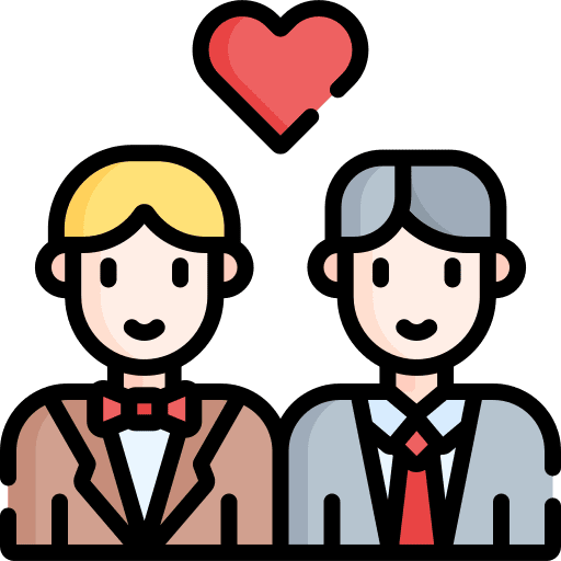 Couple men in love boyfriend icon Couple men in love boyfriend icon