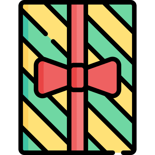 Gift present birthday and party gifts icon Gift present birthday and party gifts icon