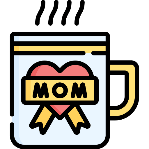 Mug gift food and restaurant mothers day icon Mug gift food and restaurant mothers day icon