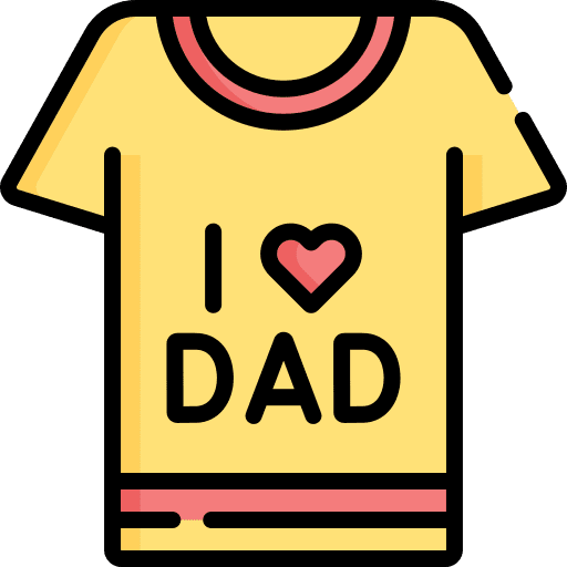 Tshirt heart i love dad tshirt icon Tshirt heart i love dad tshirt icon