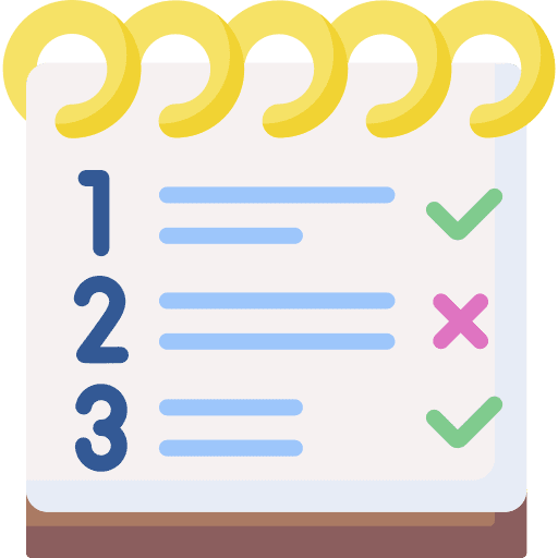 Brief files and folders check brief icon Brief files and folders check brief icon