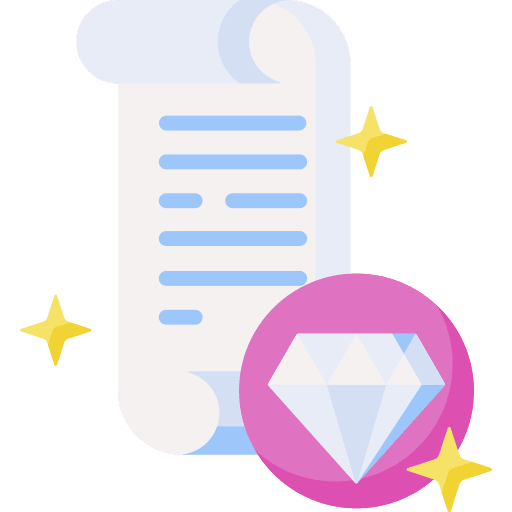 Copywriting file quality document icon Copywriting file quality document icon