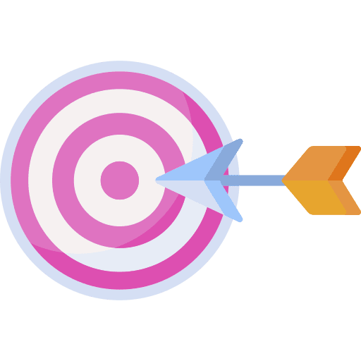 Goal dartboard aim arrow icon Goal dartboard aim arrow icon
