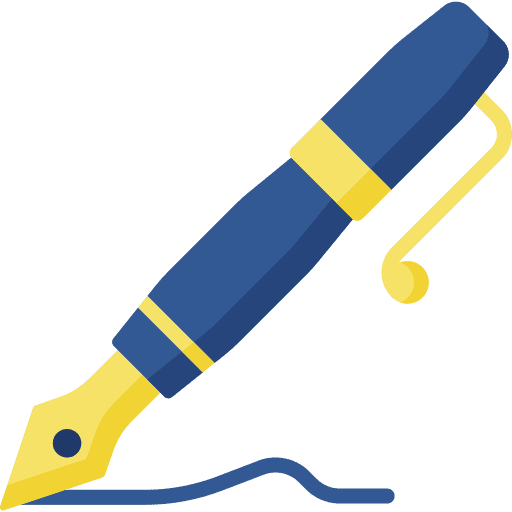 Ink pen ink pen calligraphy stationery icon