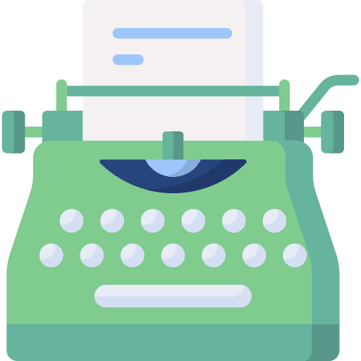 Typing communications letter typing icon