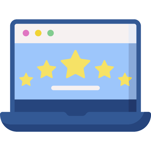 Webiste feedback laptop monitor icon Webiste feedback laptop monitor icon