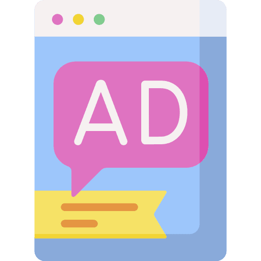 Advertisement marketing seo and web window icon Advertisement marketing seo and web window icon