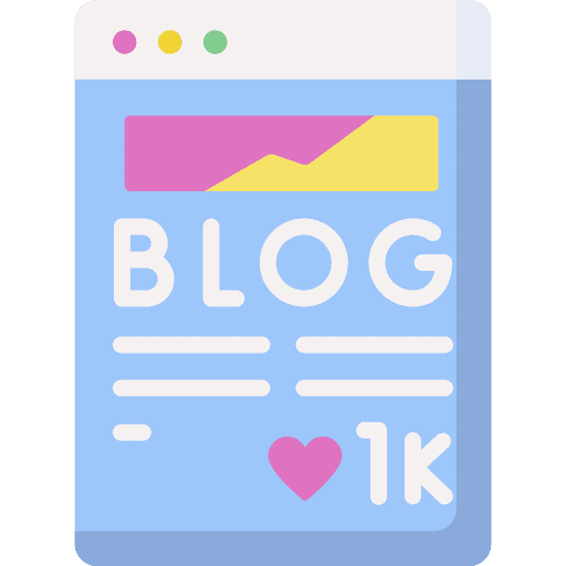 Blog seo and web marketing blog icon Blog seo and web marketing blog icon