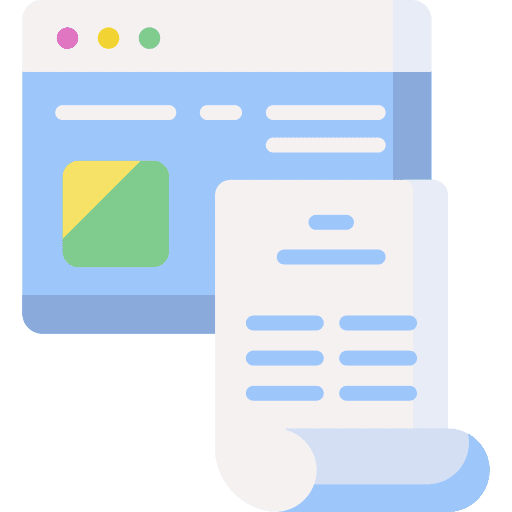 Content internet copywriting browser icon Content internet copywriting browser icon