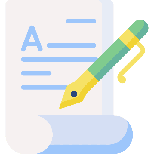 Copywriting file pen writing icon Copywriting file pen writing icon