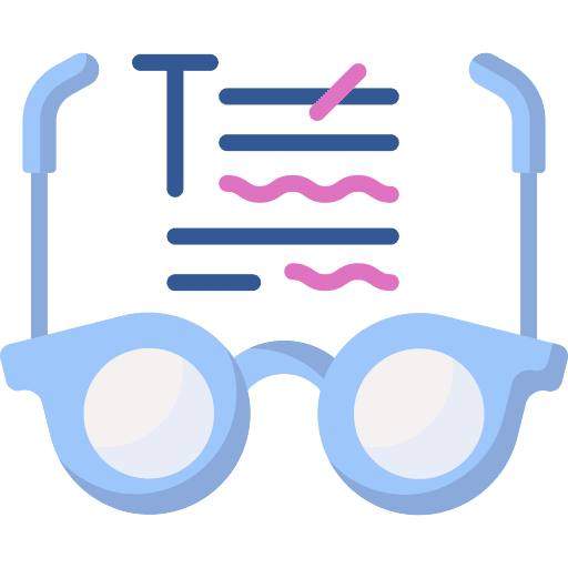 Editing editing error eyeglasses icon Editing editing error eyeglasses icon