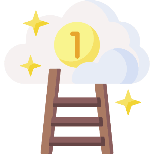 Goal objective business and finance cloud icon Goal objective business and finance cloud icon