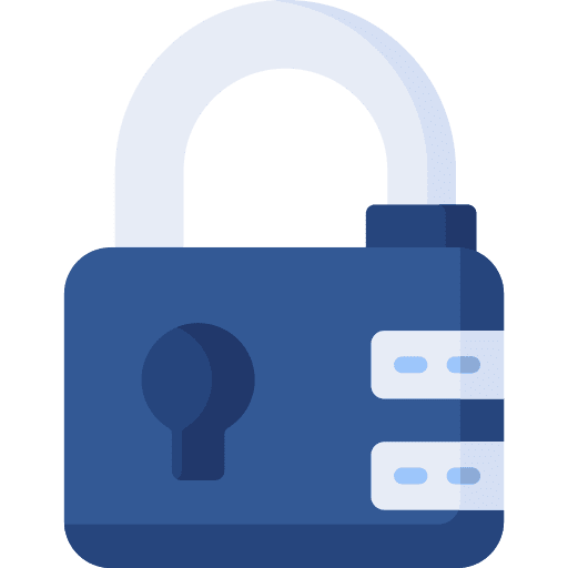 Lock secure protection tools and utensils icon Lock secure protection tools and utensils icon