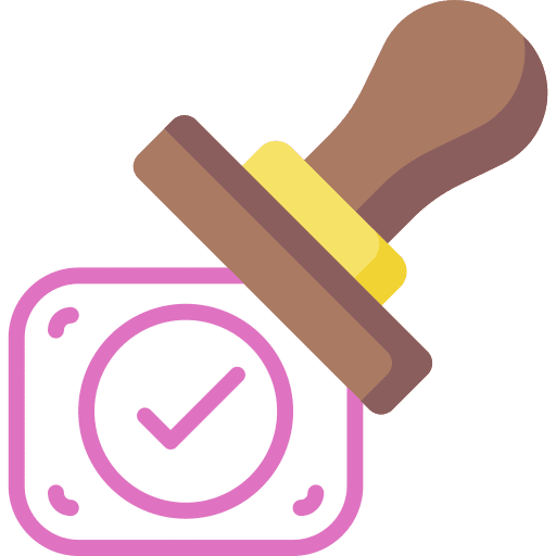 Stamp certificate stamp sign icon Stamp certificate stamp sign icon