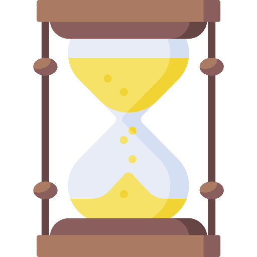 Time wait time hourglass icon Time wait time hourglass icon