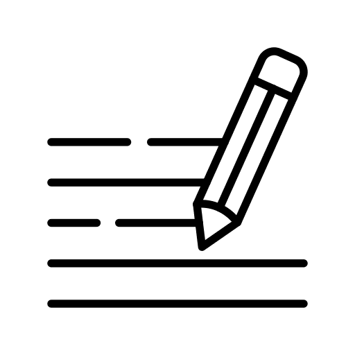 Write text pencil write icon
